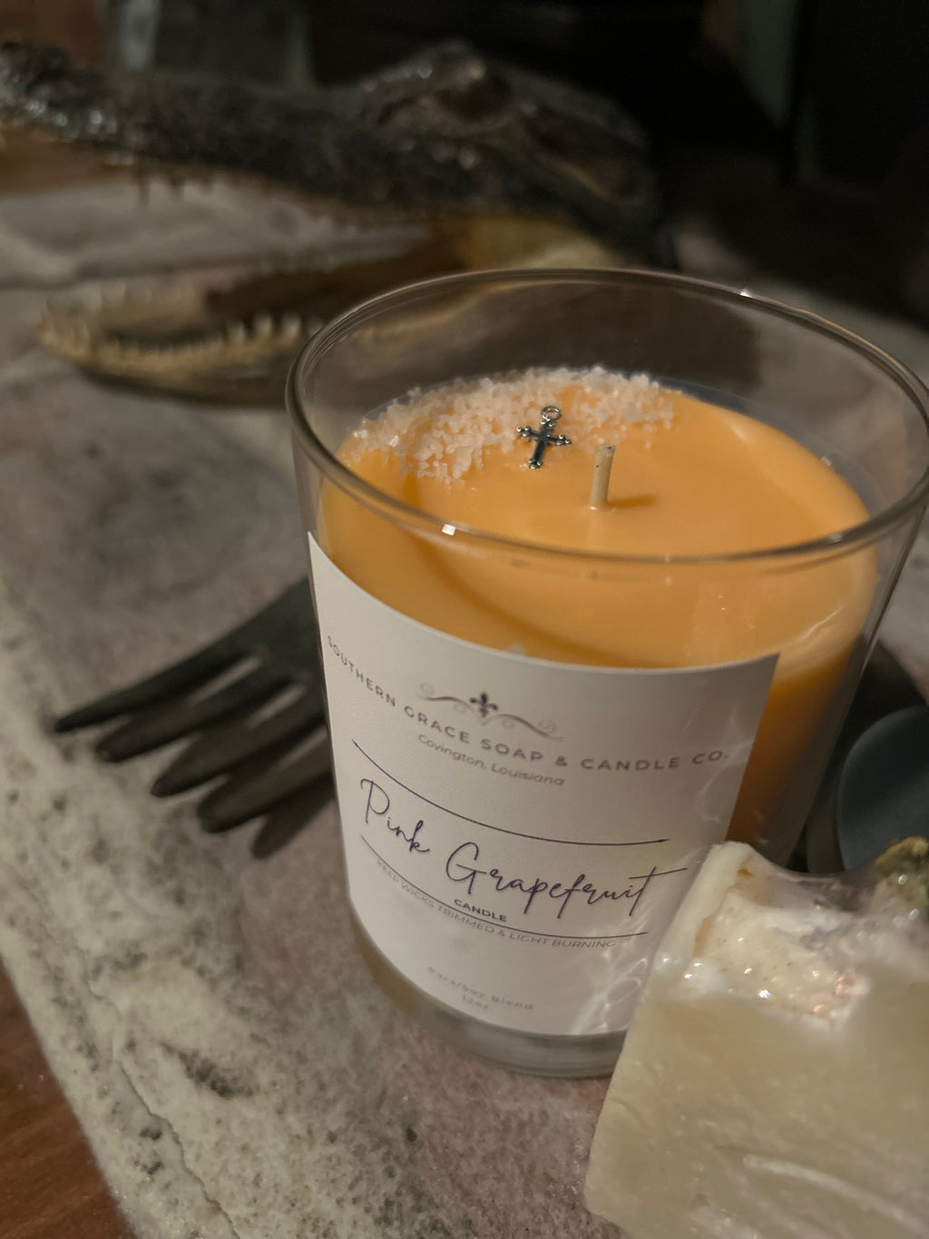 SaltLight Candle