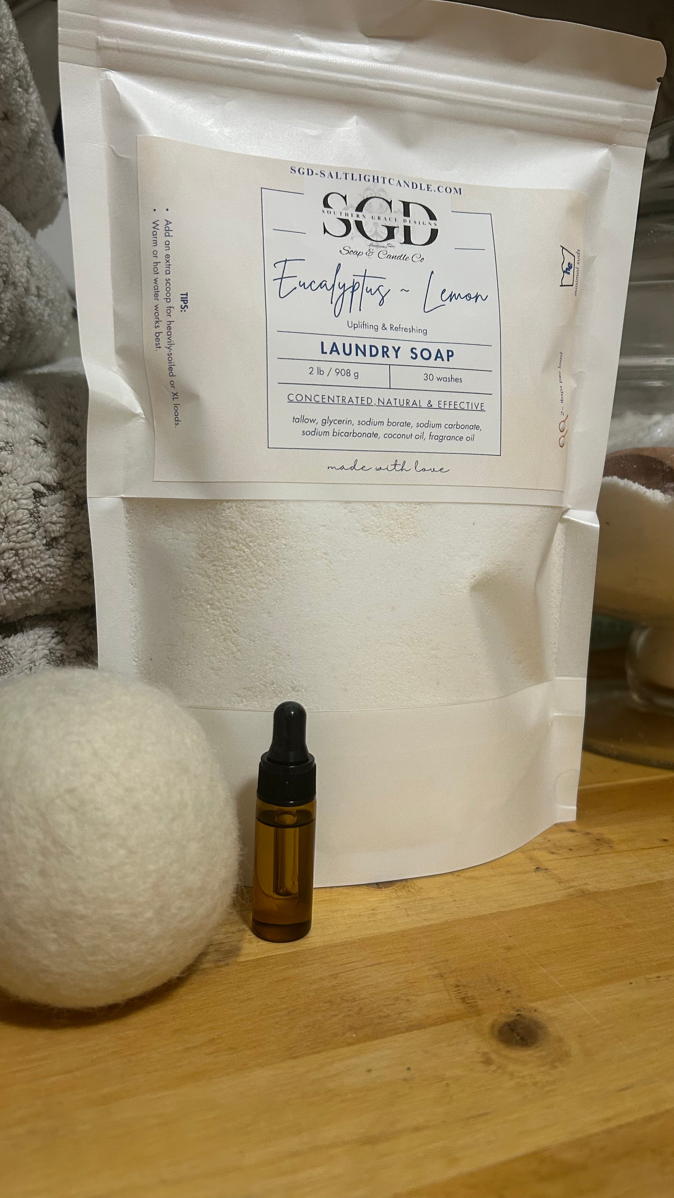 LAUNDRY SOAP SET