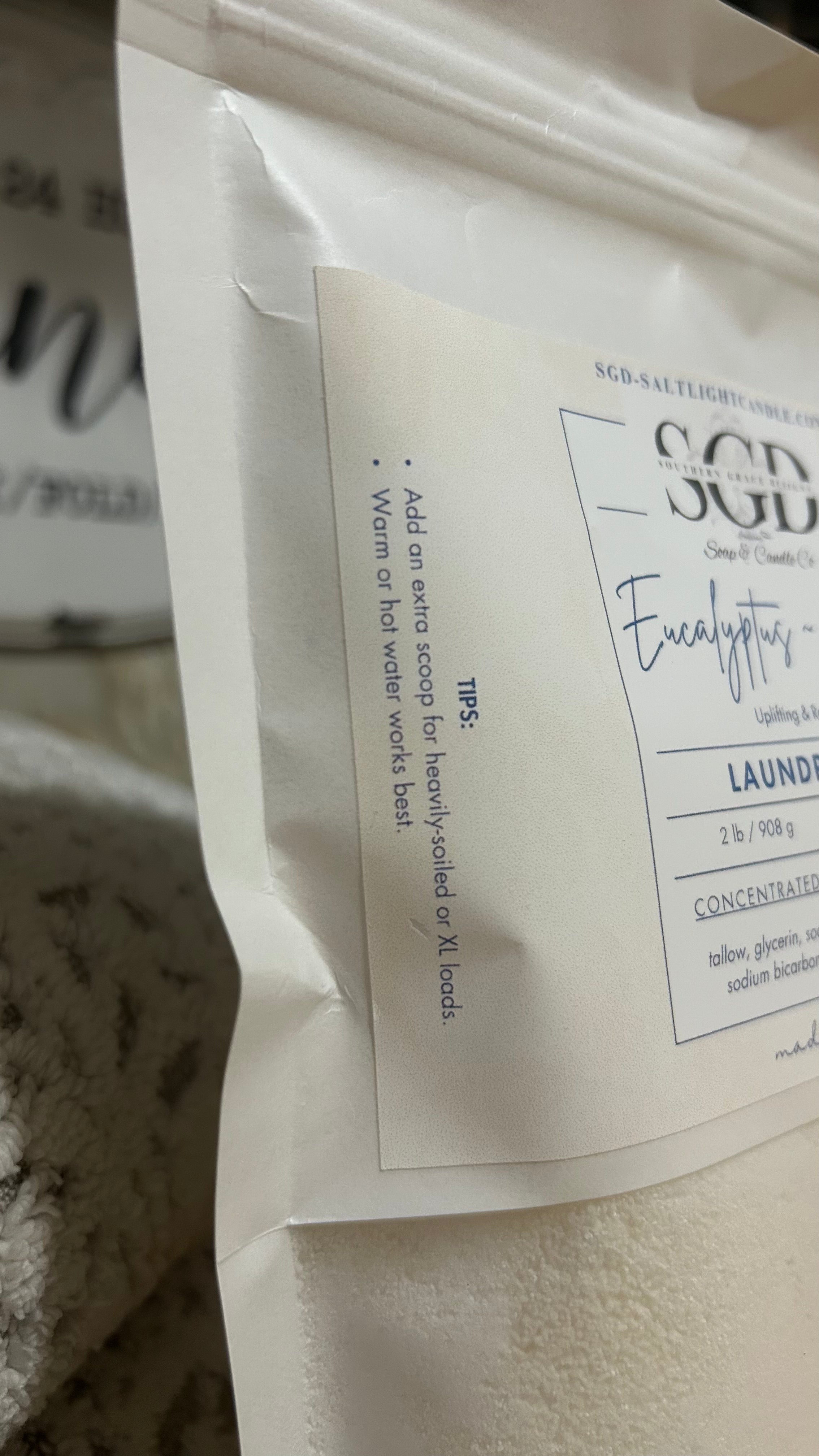 LAUNDRY SOAP SET